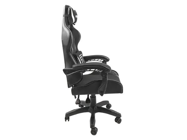 NATEC Fury žaidimų kėdė Avenger L juoda-balta