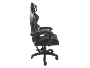 NATEC Fury žaidimų kėdė Avenger L juoda-balta