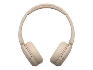 "Sony" WH-CH520, belaidis, skambučiai / muzika, 20 - 20000 Hz, 147 g, ausinės, kreminės spalvos