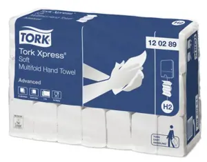 Lapelinis rankšluostinis popierius Tork Advanced H2, 2 sl., 180 lap.,25,5x21,2 cm,21 vnt.