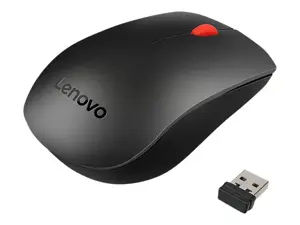 Lenovo 4X30M39504, pilno dydžio (100%), belaidis, juodas, pelė pridedama