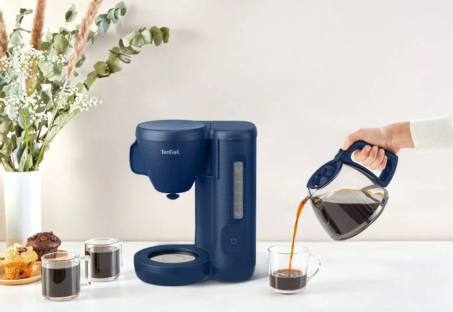 Kavos aparatas Tefal CM2M1410, 1000 W, Overflow coffee maker