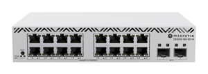 MikroTik Cloud Smart Switch with SwitchOS desktop case | CSS318-16G-2S+IN