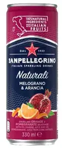 Gaivusis gazuotas gėrimas SAN PELLEGRINO Melograno E Arancia, 0.33l, skardinė, D