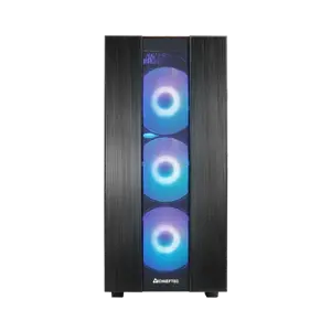Chieftec HUNTER 2, Midi Tower, PC, Black, ATX, micro ATX, Micro-ITX, Metal, Tempered glass, Gaming