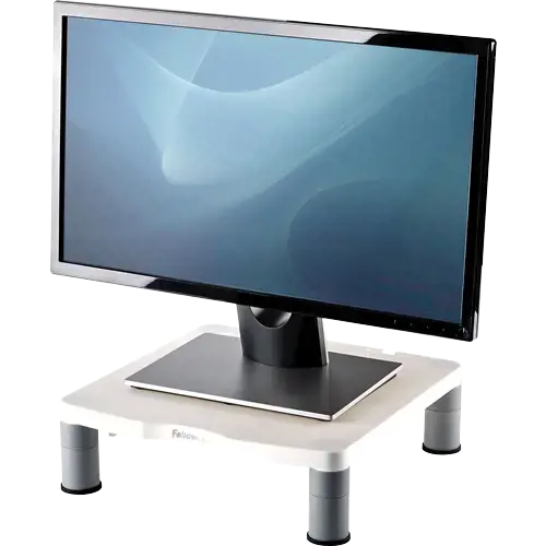 "Fellowes Standard Monitor Riser", laisvai pastatomas, 27 kg, 43,2 cm (17"), aukščio reguliavimas, grafitinis, platininis