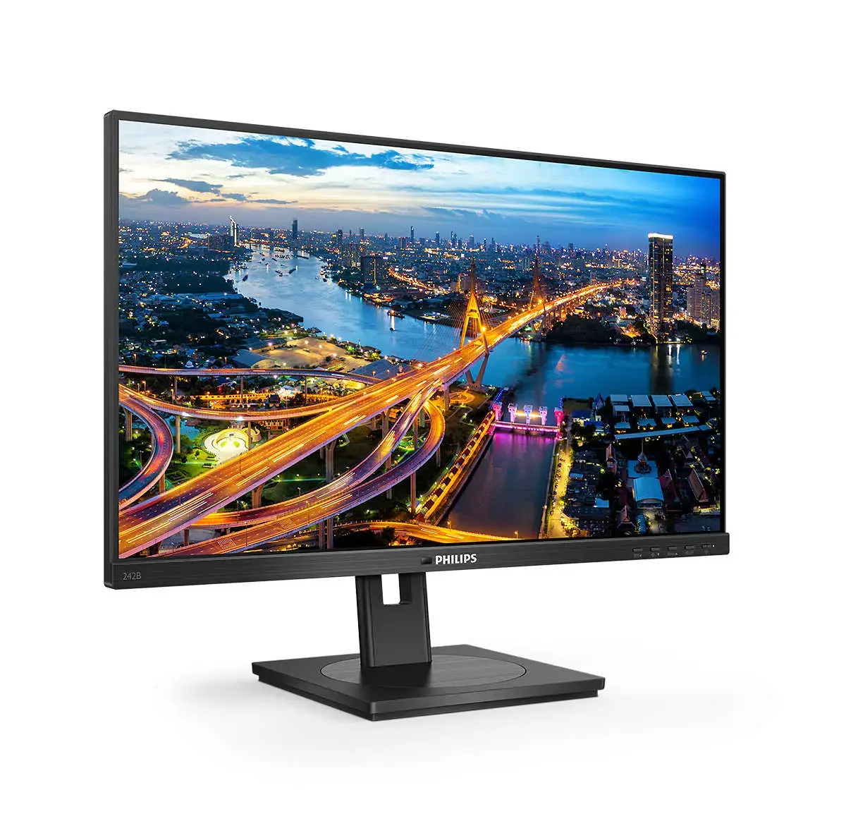 Monitorius Philips B Line 242B1/00, 60.5 cm (23.8"), 1920 x 1080 pixels, Full HD, LED, 4 ms, Black