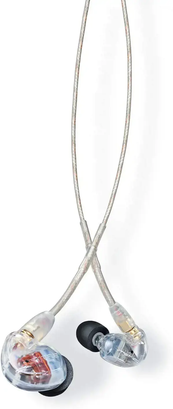 "Shure SE535" ausinės, skaidrios