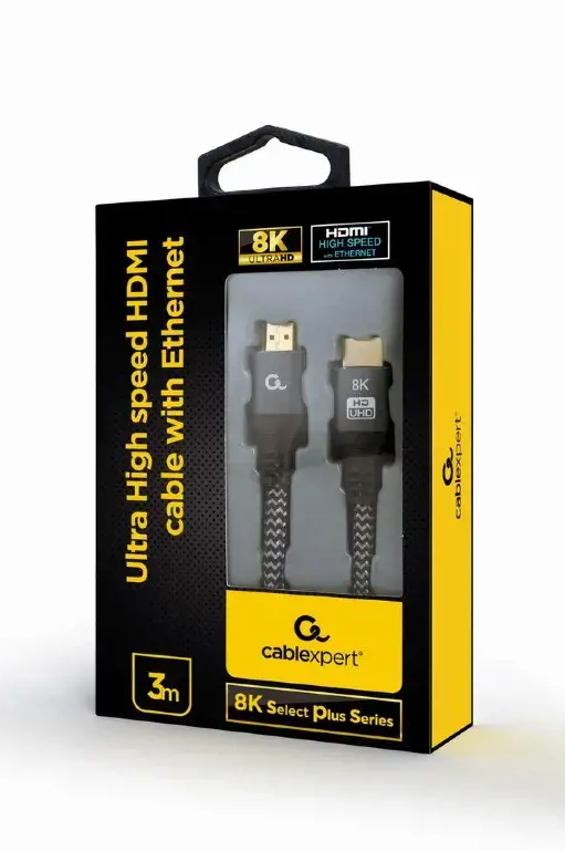 GEMBIRD CCB-HDMI8K-3M Itin didelės spartos HDMI kabelis su Ethernet 8K select plus serija 3 m