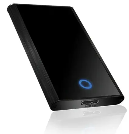 ICYBOX IB-273StU3 IcyBox Išorinis 2,5 HDD dėklas SATA su 1x USB 3.0, juodas + apsauginis krepšys