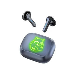 Buxton BTW 8200 Racoon - In-ear wireless earphones with charging case, white