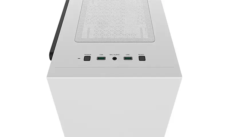 "DeepCool MACUBE 110 WH", "Midi Tower", Kompiuteris, Baltas, "micro ATX", Mini-ITX, Akrilonitrilo-butadieno stirenas (ABS), SPCC, Grūdintas stiklas, Žaidimams