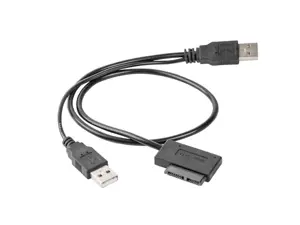 GEMBIRD A-USATA-01 Gembird Išorinis USB ir SATA adapteris, skirtas plonam SATA SSD/DVD diskui