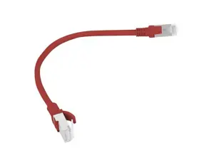 LANBERG PCU6-10CC-0025-R Lanberg Patchcord RJ45 kat. 6 UTP 0,25 m raudonas