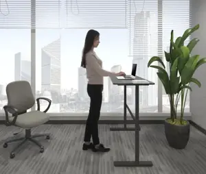 Reguliuojamo aukščio stalas Up Up Loki Juodas