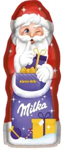 Pieniškas šokoladas MILKA Santa, 45 g