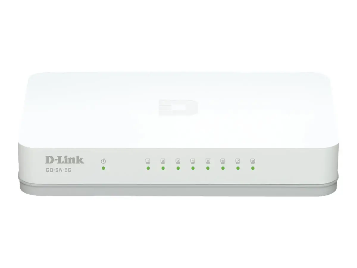 D-Link GO-SW-8G/E, nevaldomas, Gigabit Ethernet (10/100/1000), dvipusis duomenų perdavimas