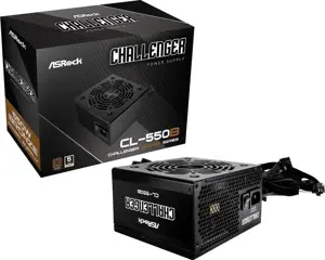 Maitinimo blokas ASROCK CL-550B, 550 W, 80 PLUS Bronze