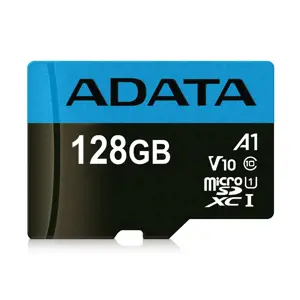 ADATA 128GB Micro SDXC V10 85MB/s + adapteris