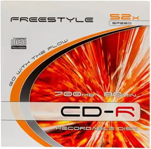 "Omega Freestyle" CD-R 700MB 52x saugi pakuotė