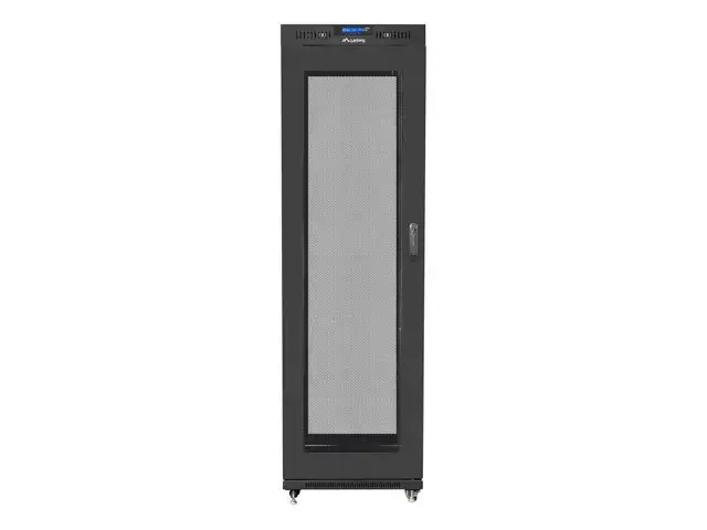 LANBERG free standing rack 19inch cabinet 42U 600x800 mesh door LCD flat pack black