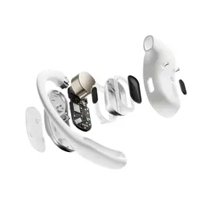 SHOKZ OpenFit Air, weiss, Wireless, Calls/Music/Sport/Everyday, 50 - 16000 Hz, Headset, White