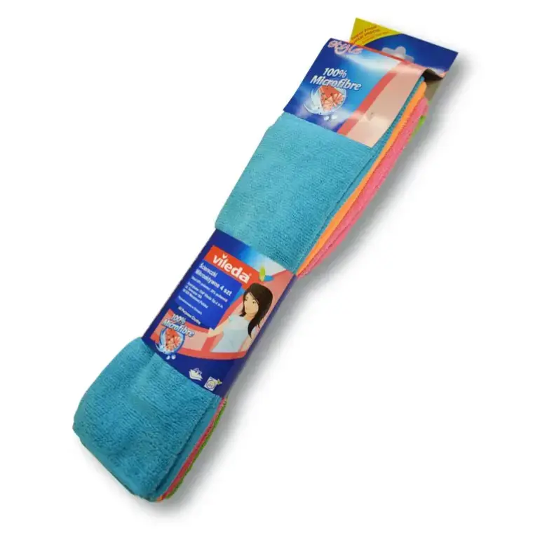 Valymo šluostė "Vileda" mikropluošto šluostė "Colors Extra Large" 4 vnt.