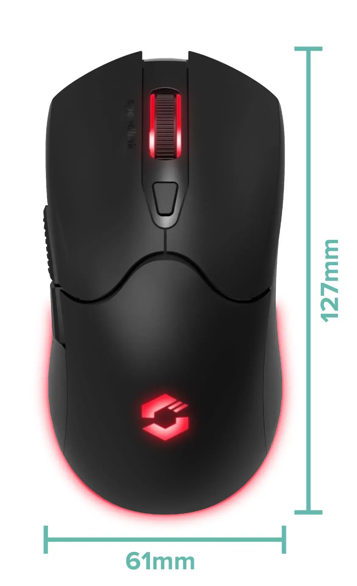 Speedlink wireless mouse Velox RGB, black (SL-680102-BK)