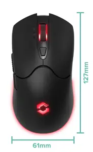 Speedlink wireless mouse Velox RGB, black (SL-680102-BK)
