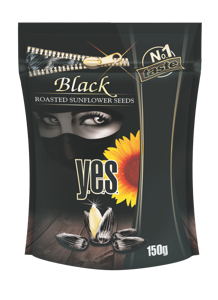 Saulėgrąžos Y.E.S juodos, 150 g