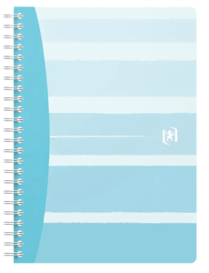 Sąsiuvinis su spirale OXFORD ICONIC, A5, 60 lapų, 90 gsm, linijomis