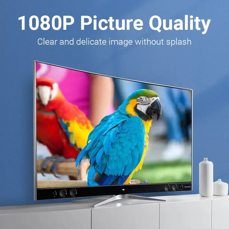 "Vention" "DisplayPort" vyriškos ir HDMI moteriškos lyties adapteris, juodas, "DisplayPort", HDMI, juodas