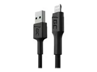 GREENCELL kabelis GC PowerStream USB-A - Lightning 30cm Apple 2.4A