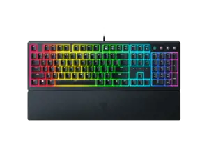 "Razer" žaidimų klaviatūra "Ornata V3" su RGB LED apšvietimu, RU, laidinė, juoda, "Razer Mecha-Memb…