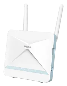 D-Link EAGLE PRO AI AX1500 4G+ išmanusis maršrutizatorius G416, "Wi-Fi 6" (802.11ax), vienos juostos (2,4 GHz), Ethernet LAN, 4G, baltos spalvos, stalinis/polinis maršrutizatorius