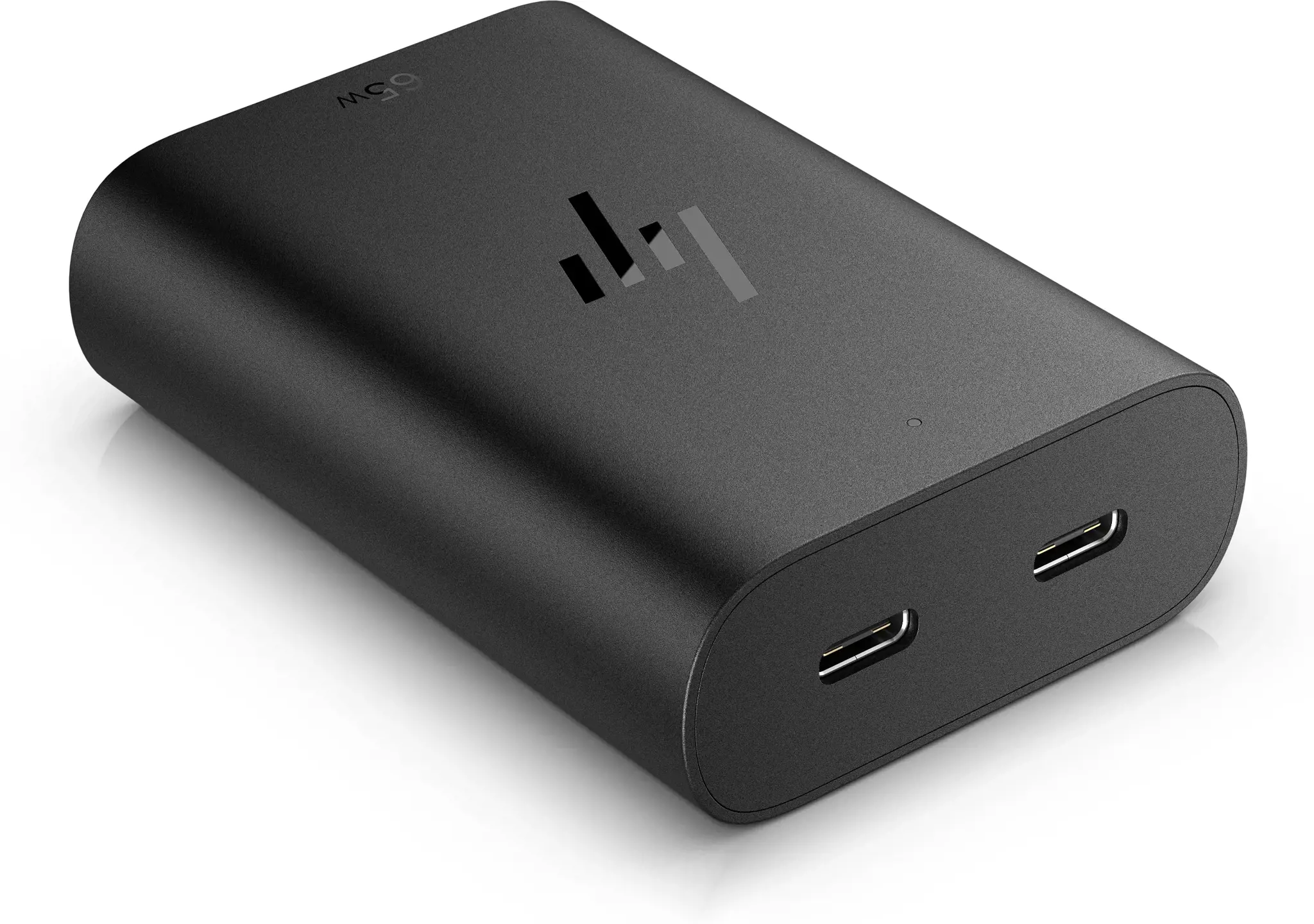 HP 65W GaN USB-C nešiojamojo kompiuterio įkroviklis, vidinis, USB, 1 m, juodas