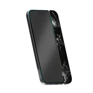 "Crong Nano Glass" - nedūžtantis hibridinis stiklas "iPhone 15 Pro