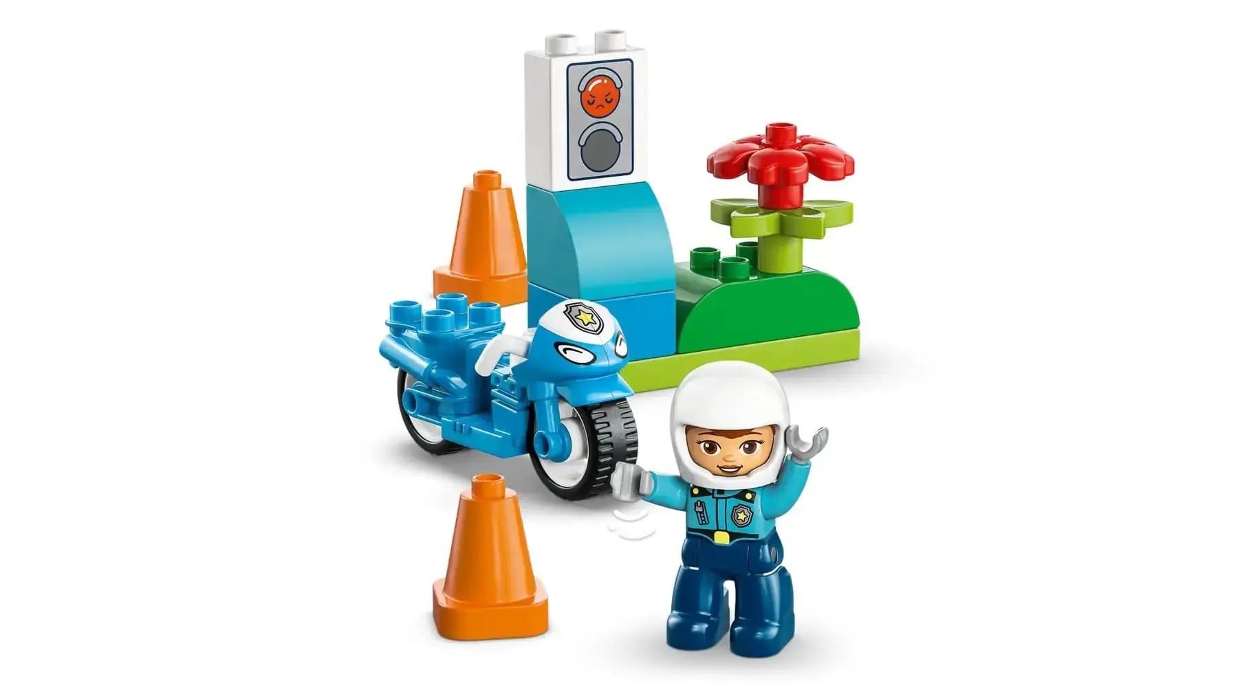 LEGO DUPLO 10471 Blue Police Motorcycle