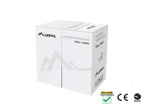 LANBERG LAN kabelis UTP cat.5e 305m solid CU fluke passed