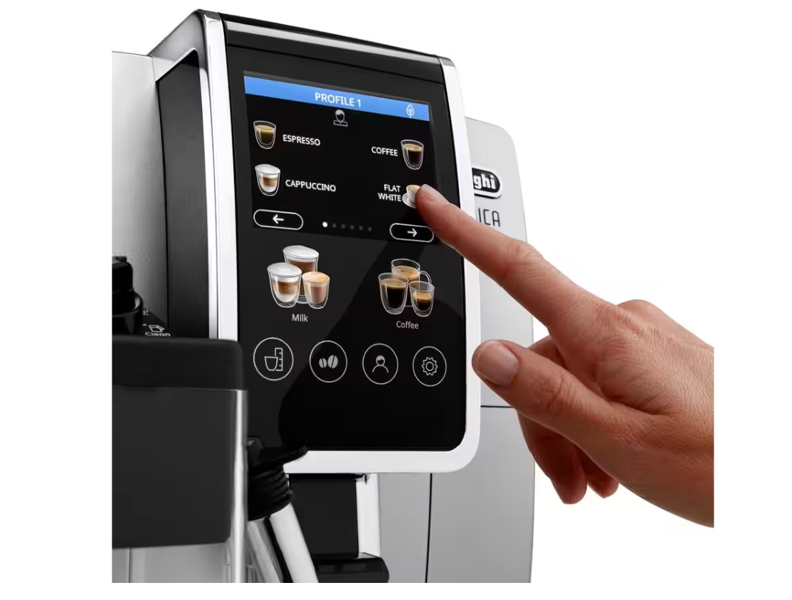 Kavos aparatas DeLonghi ECAM380.85.SB, 1,8 litrai, 1450 W, Juoda, Fully-auto