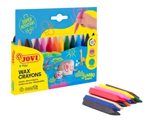 Tribriaunės vaškinės kreidelės JOVI TRIWAX