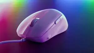 Turtle Beach Pure SEL - Ultra-Light Ergonomic RGB Gaming Mouse, 8K DPI Optical Sensor, Mechanical Switches, Pretension System, Pure PTFE glides, RGB Illumination White, Right-hand, Optical, USB Type-A, 8000 DPI, White