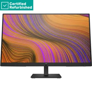 RENEW SILVER HP P24h G5 FHD Monitor - 23.8" 1920x1080 FHD 250-nit 75Hz AG, IPS, HDMI/VGA/DisplayPor…