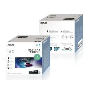 ASUS BW-16D1HT Bulk Silent, juodas, dėklas, vertikalus/horizontalus, stalinis kompiuteris, "Blu-Ray RW", Serial ATA