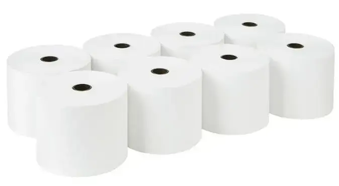 Terminė kasos juosta, 80 mm x 40 m/12 mm, 8 vnt/pak