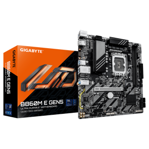 Gigabyte B860M E GEN5 | Processor family Intel | Processor socket LGA1851 | DDR5 | Number of SATA c…