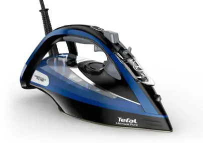 "Tefal FV9848E0", sausas ir garų lygintuvas, 2,5 m, juodas, mėlynas, metalinis, 60 g/min, 0,35 l, 3200 W