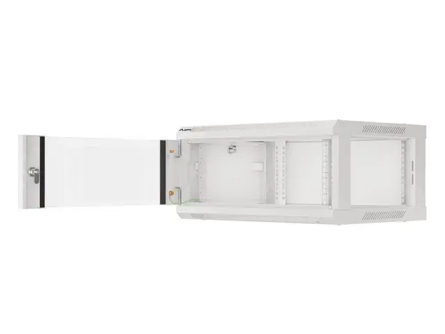 LANBERG WF01-6404-10S "Lanberg" sieninė spinta 19 išardoma plokščia pakuotė 4U/600x450 mm pilka
