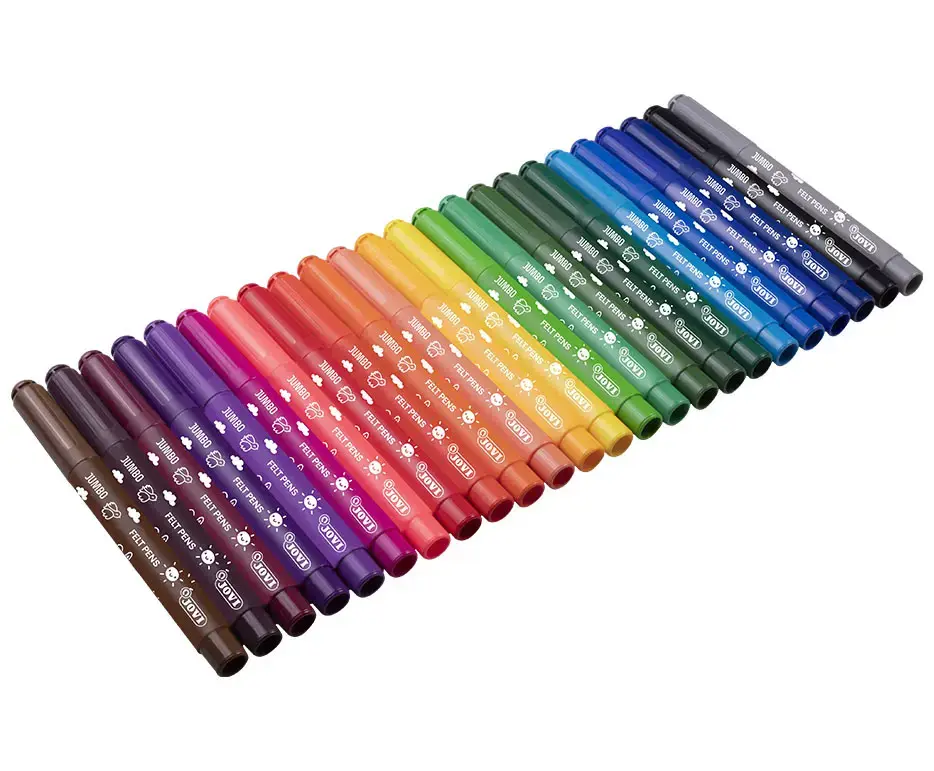 Stori flomasteriai JOVI MAXI, 24 spalvų rinkinys