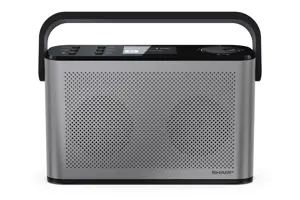 Sharp OSAKA Stereo Portable Digital Radio | DR-P540(GY) | USB port | Bluetooth | FM radio | Wireless connection